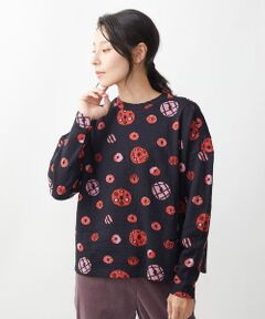 GIANNI LO GIUDICE / ジャンニ・ロ・ジュディチェ カットソー | ［洗える・日本製］接結サークルジャガードカットソー