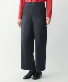 GIANNI LO GIUDICE / ジャンニ・ロ・ジュディチェ その他パンツ | [洗える・裏起毛]デニム風プリントワイドパンツ