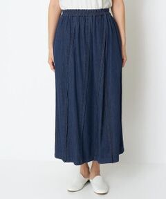 GIANNI LO GIUDICE / ジャンニ・ロ・ジュディチェ ロング・マキシ丈スカート | [洗える]フリクションデニムロングスカート