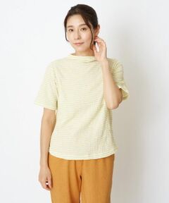 GIANNI LO GIUDICE / ジャンニ・ロ・ジュディチェ カットソー | [洗える・日本製]ドットシャーリングボーダーカットソー