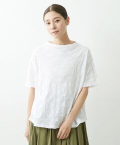 GIANNI LO GIUDICE / ジャンニ・ロ・ジュディチェ カットソー | [洗える・日本製]イレギュラーブロックジャガードカットソー