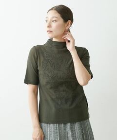 GIANNI LO GIUDICE / ジャンニ・ロ・ジュディチェ カットソー | [洗える]コットンチュール刺繍カットソー