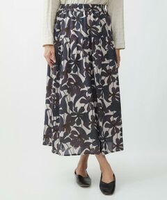 GIANNI LO GIUDICE / ジャンニ・ロ・ジュディチェ ロング・マキシ丈スカート | ボイルフラワープリントスカート