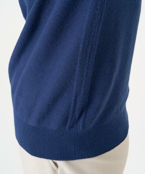 GIANNI LO GIUDICE / ジャンニ・ロ・ジュディチェ ニット・セーター | [洗える・日本製]Raffyコットンホールガーメントニット | 詳細17