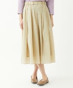 [洗える・日本製]クレイペーパーナイロンスカート