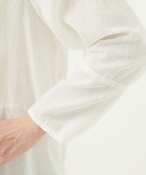 GIANNI LO GIUDICE / ジャンニ・ロ・ジュディチェ シャツ・ブラウス | [洗える・日本製]綿麻エスニック刺繍チュニックブラウス | 詳細13