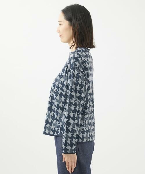 GIANNI LO GIUDICE / ジャンニ・ロ・ジュディチェ カットソー | [洗える・リバーシブル]千鳥プリントカットソー | 詳細3