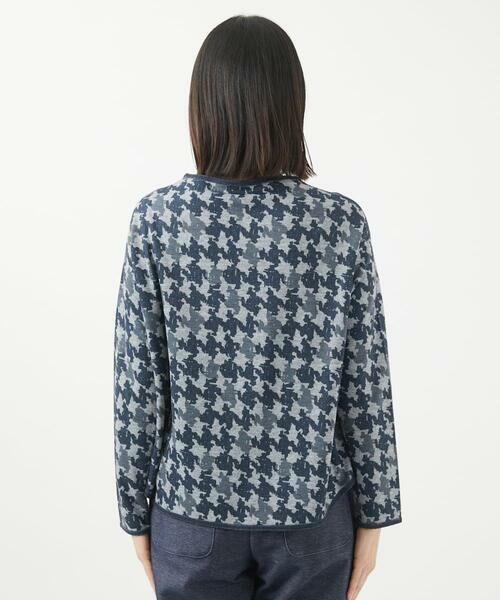 GIANNI LO GIUDICE / ジャンニ・ロ・ジュディチェ カットソー | [洗える・リバーシブル]千鳥プリントカットソー | 詳細4