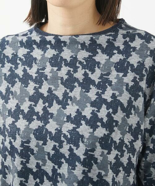 GIANNI LO GIUDICE / ジャンニ・ロ・ジュディチェ カットソー | [洗える・リバーシブル]千鳥プリントカットソー | 詳細5