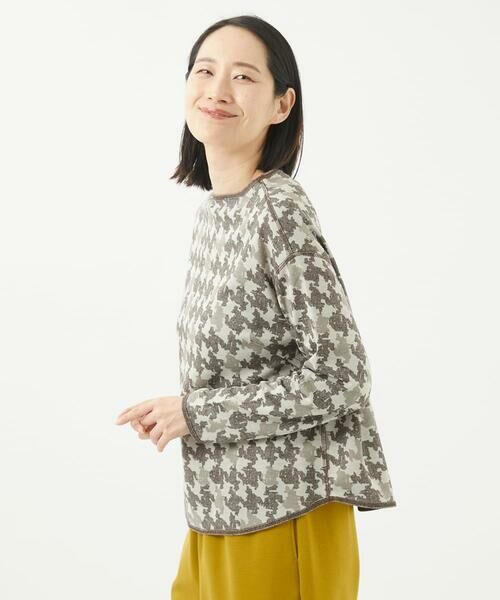 GIANNI LO GIUDICE / ジャンニ・ロ・ジュディチェ カットソー | [洗える・リバーシブル]千鳥プリントカットソー | 詳細24