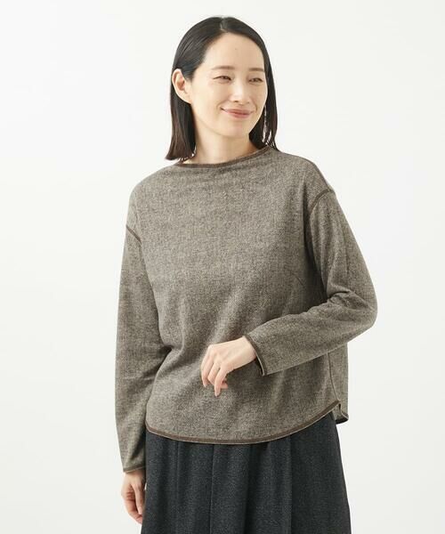 GIANNI LO GIUDICE / ジャンニ・ロ・ジュディチェ カットソー | [洗える・リバーシブル]千鳥プリントカットソー | 詳細27