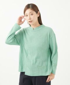 GIANNI LO GIUDICE / ジャンニ・ロ・ジュディチェ カットソー | [洗える・日本製]リンクスドットジャガードカットソー