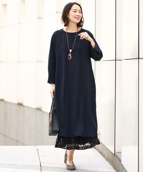 GIANNI LO GIUDICE / ジャンニ・ロ・ジュディチェ ロング・マキシ丈ワンピース | [洗える・日本製]ヴィンテージタンブラーワンピース | 詳細7