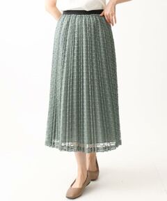 GIANNI LO GIUDICE / ジャンニ・ロ・ジュディチェ ロング・マキシ丈スカート | [洗える]ポリエステルクロシェ風レーススカート