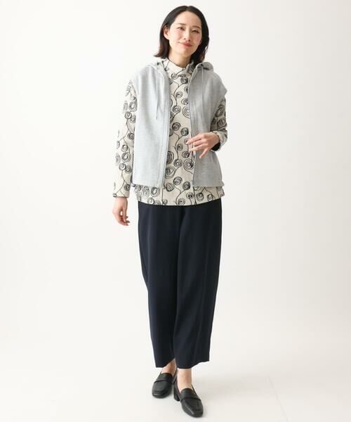 GIANNI LO GIUDICE / ジャンニ・ロ・ジュディチェ カットソー | [洗える・日本製]ラインフラワージャガードモックネックカットソー | 詳細27