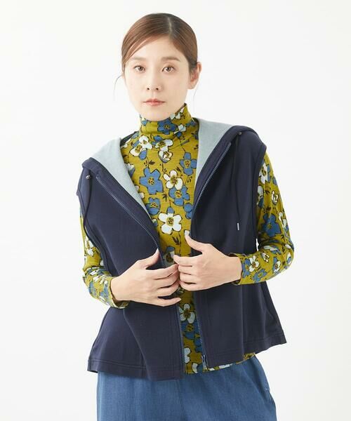 GIANNI LO GIUDICE / ジャンニ・ロ・ジュディチェ ベスト | [洗える]接結リバージャージフーディーベスト | 詳細2