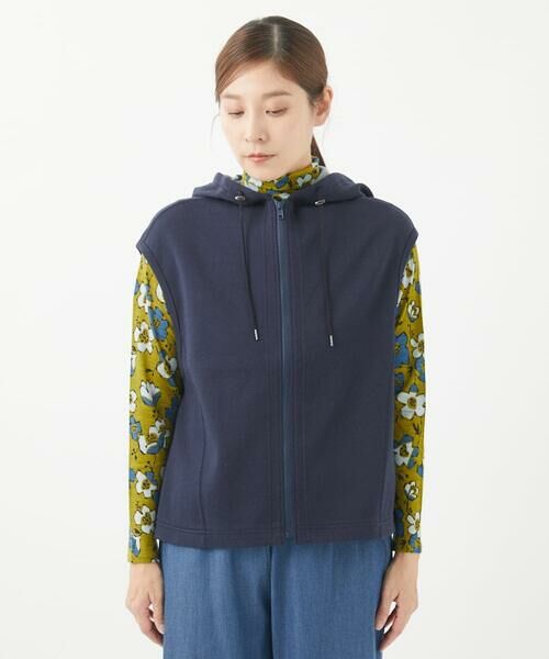 GIANNI LO GIUDICE / ジャンニ・ロ・ジュディチェ ベスト | [洗える]接結リバージャージフーディーベスト | 詳細4