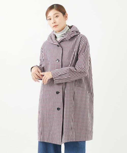 GIANNI LO GIUDICE / ジャンニ・ロ・ジュディチェ その他アウター | オーガニックコットンチェックコート | 詳細1