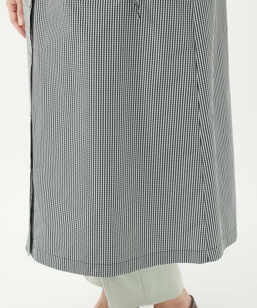 GIANNI LO GIUDICE / ジャンニ・ロ・ジュディチェ その他アウター | [洗える]ギンガムチェックタフタロングコート | 詳細10