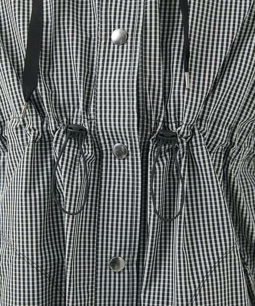 GIANNI LO GIUDICE / ジャンニ・ロ・ジュディチェ その他アウター | [洗える]ギンガムチェックタフタロングコート | 詳細14