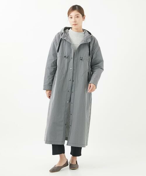 GIANNI LO GIUDICE / ジャンニ・ロ・ジュディチェ その他アウター | [洗える]ギンガムチェックタフタロングコート | 詳細15