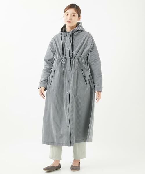 GIANNI LO GIUDICE / ジャンニ・ロ・ジュディチェ その他アウター | [洗える]ギンガムチェックタフタロングコート | 詳細18