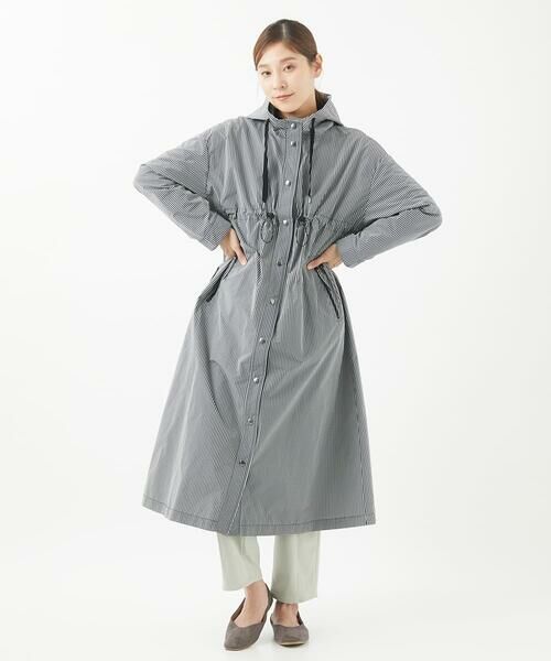 GIANNI LO GIUDICE / ジャンニ・ロ・ジュディチェ その他アウター | [洗える]ギンガムチェックタフタロングコート | 詳細19