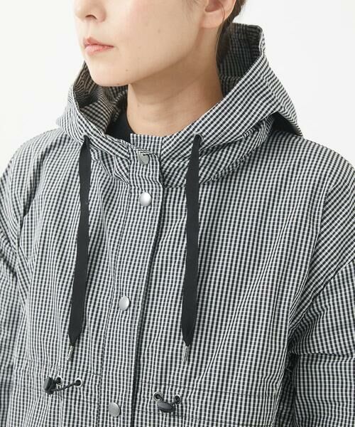 GIANNI LO GIUDICE / ジャンニ・ロ・ジュディチェ その他アウター | [洗える]ギンガムチェックタフタロングコート | 詳細7