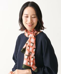 GIANNI LO GIUDICE / ジャンニ・ロ・ジュディチェ マフラー・ショール・スヌード・ストール | キカ柄シルクストール