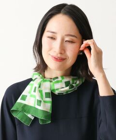 GIANNI LO GIUDICE / ジャンニ・ロ・ジュディチェ マフラー・ショール・スヌード・ストール | キカ柄シルクストール