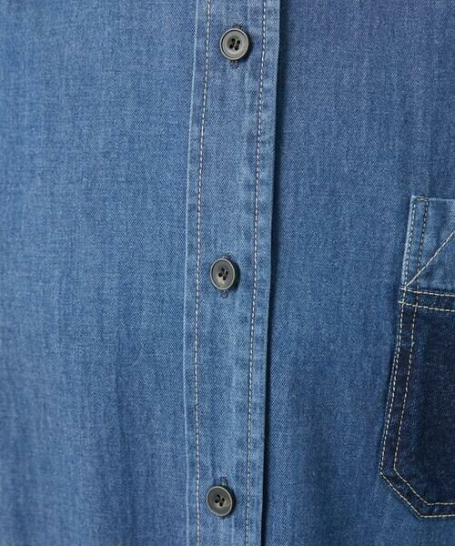 GIANNI LO GIUDICE / ジャンニ・ロ・ジュディチェ シャツ・ブラウス | [洗える]フリクションデニムブラウス | 詳細10