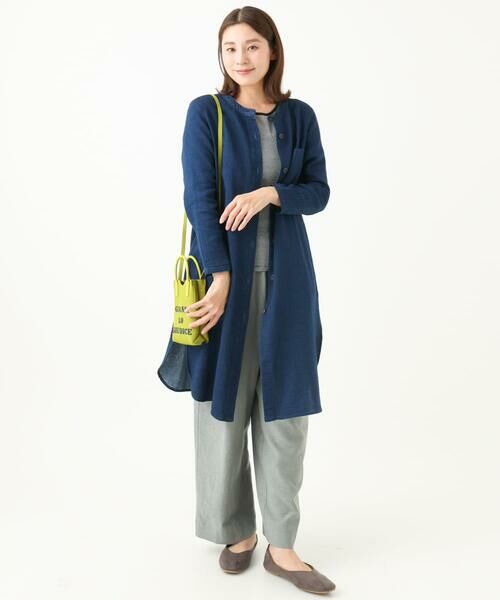 GIANNI LO GIUDICE / ジャンニ・ロ・ジュディチェ シャツ・ブラウス | [洗える]二重織ガーゼデニムロングブラウス | 詳細18