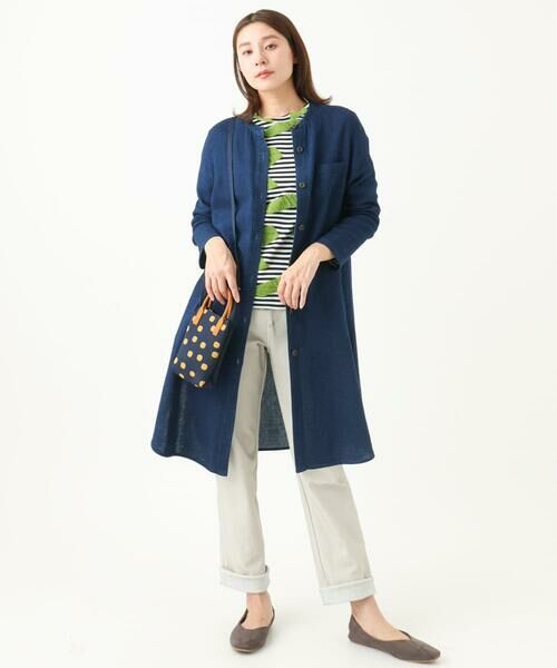 GIANNI LO GIUDICE / ジャンニ・ロ・ジュディチェ シャツ・ブラウス | [洗える]二重織ガーゼデニムロングブラウス | 詳細19