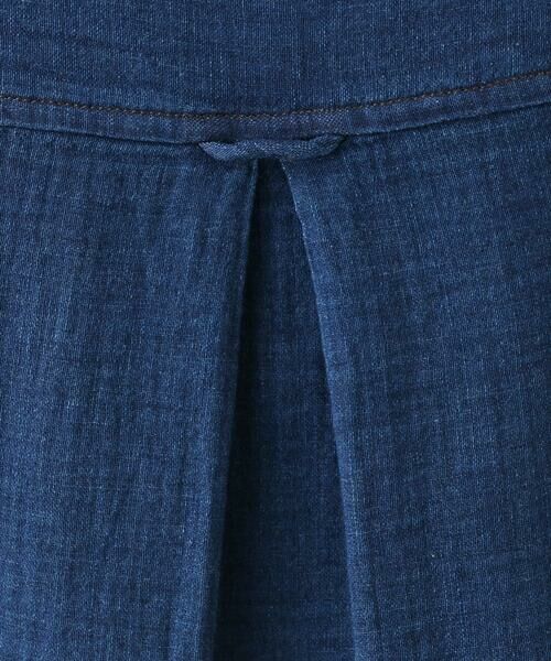 GIANNI LO GIUDICE / ジャンニ・ロ・ジュディチェ シャツ・ブラウス | [洗える]二重織ガーゼデニムロングブラウス | 詳細7