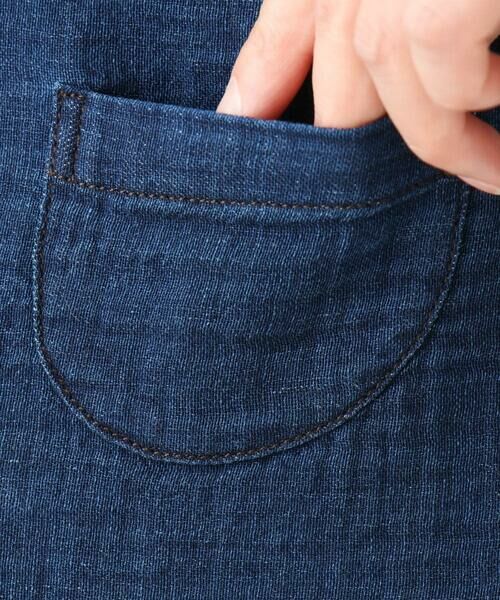 GIANNI LO GIUDICE / ジャンニ・ロ・ジュディチェ シャツ・ブラウス | [洗える]二重織ガーゼデニムブラウス | 詳細10