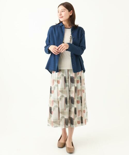 GIANNI LO GIUDICE / ジャンニ・ロ・ジュディチェ シャツ・ブラウス | [洗える]二重織ガーゼデニムブラウス | 詳細11