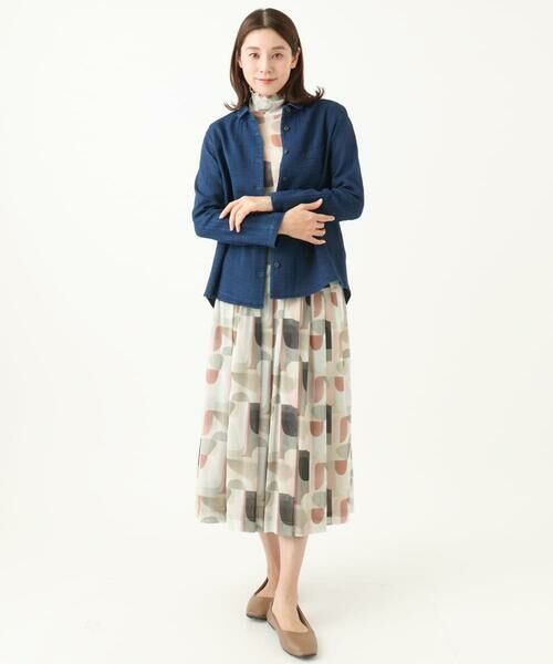 GIANNI LO GIUDICE / ジャンニ・ロ・ジュディチェ シャツ・ブラウス | [洗える]二重織ガーゼデニムブラウス | 詳細14