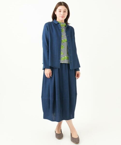 GIANNI LO GIUDICE / ジャンニ・ロ・ジュディチェ シャツ・ブラウス | [洗える]二重織ガーゼデニムブラウス | 詳細15