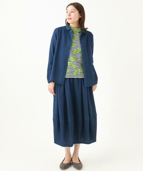 GIANNI LO GIUDICE / ジャンニ・ロ・ジュディチェ シャツ・ブラウス | [洗える]二重織ガーゼデニムブラウス | 詳細16