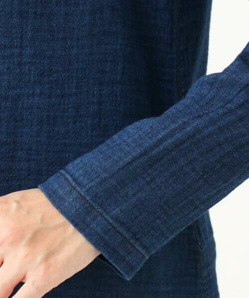 GIANNI LO GIUDICE / ジャンニ・ロ・ジュディチェ シャツ・ブラウス | [洗える]二重織ガーゼデニムブラウス | 詳細8