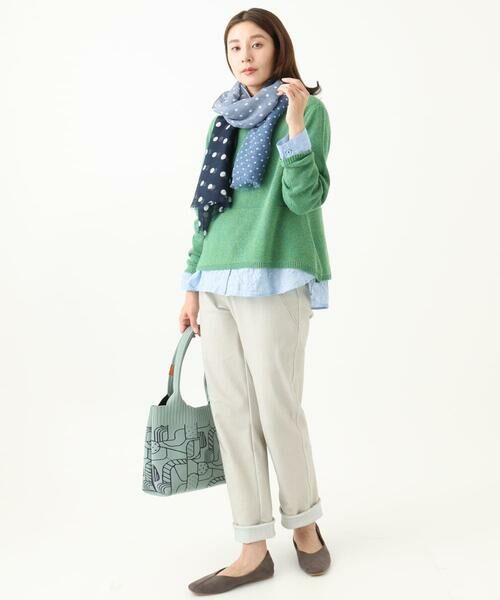 GIANNI LO GIUDICE / ジャンニ・ロ・ジュディチェ シャツ・ブラウス | [洗える・日本製]シャーリングシャンブレーブラウス | 詳細10