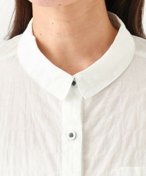 GIANNI LO GIUDICE / ジャンニ・ロ・ジュディチェ シャツ・ブラウス | [洗える・日本製]シャーリングシャンブレーブラウス | 詳細17