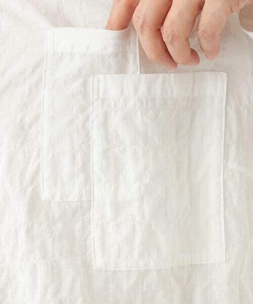 GIANNI LO GIUDICE / ジャンニ・ロ・ジュディチェ シャツ・ブラウス | [洗える・日本製]シャーリングシャンブレーブラウス | 詳細19