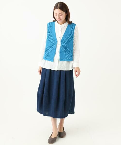 GIANNI LO GIUDICE / ジャンニ・ロ・ジュディチェ シャツ・ブラウス | [洗える・日本製]シャーリングシャンブレーブラウス | 詳細25