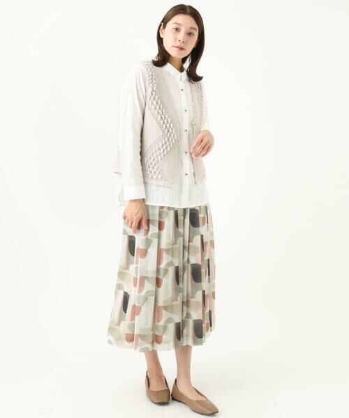 GIANNI LO GIUDICE / ジャンニ・ロ・ジュディチェ シャツ・ブラウス | [洗える・日本製]シャーリングシャンブレーブラウス | 詳細27