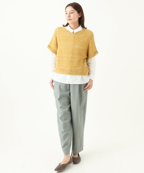 GIANNI LO GIUDICE / ジャンニ・ロ・ジュディチェ シャツ・ブラウス | [洗える・日本製]シャーリングシャンブレーブラウス | 詳細28