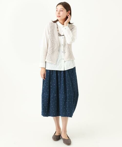 GIANNI LO GIUDICE / ジャンニ・ロ・ジュディチェ シャツ・ブラウス | [洗える・日本製]シャーリングシャンブレーブラウス | 詳細30