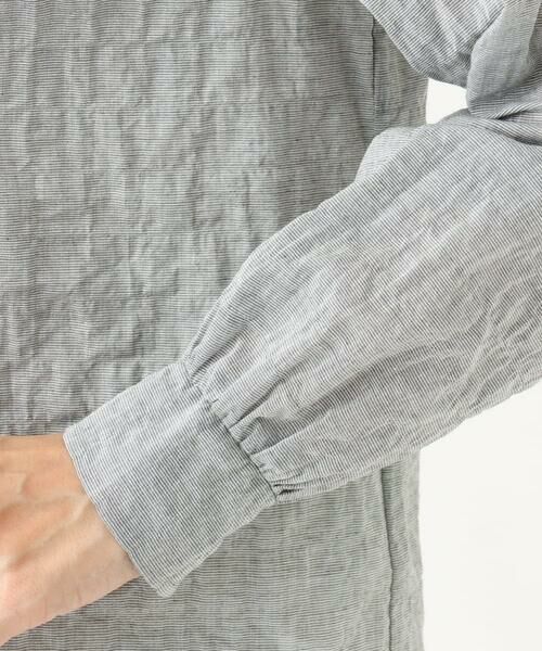 GIANNI LO GIUDICE / ジャンニ・ロ・ジュディチェ シャツ・ブラウス | [洗える]シャーリングシャンブレープルオーバーブラウス | 詳細12