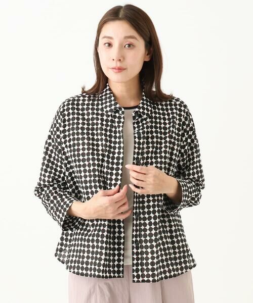 GIANNI LO GIUDICE / ジャンニ・ロ・ジュディチェ シャツ・ブラウス | [洗える]塩縮ドットシャツブラウス | 詳細10