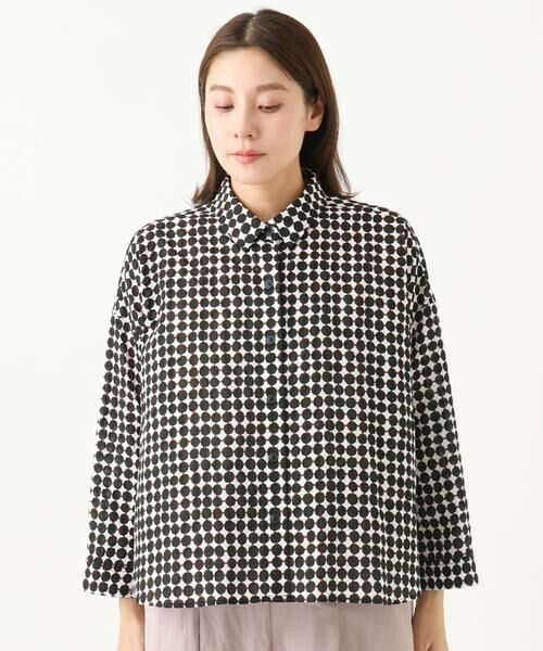 GIANNI LO GIUDICE / ジャンニ・ロ・ジュディチェ シャツ・ブラウス | [洗える]塩縮ドットシャツブラウス | 詳細12